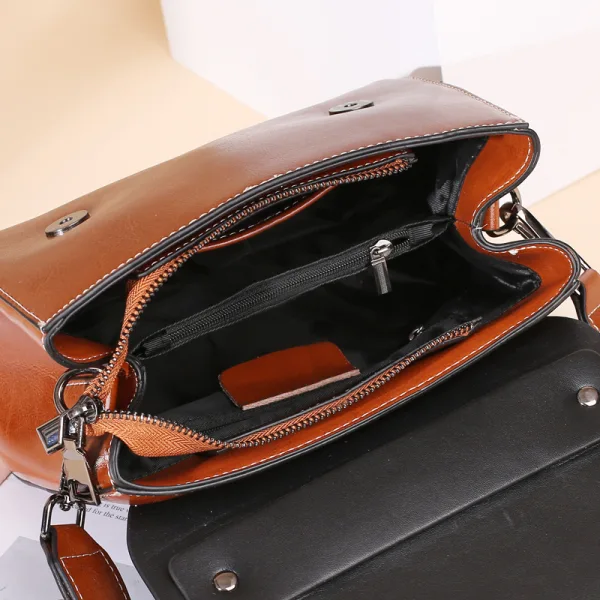 Fashion Grey Square Messenger Bag Crossbody Bags Shoulder Bags Handbag 2021 Leather Casual Women's Bags