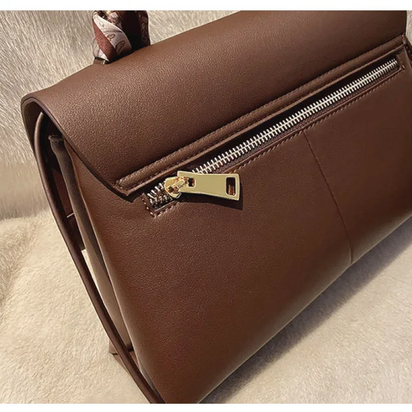 Vintage / Retro Brown Square Handbag Shoulder Bags Messenger Bag 2021 PU Women's Bags