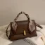 Vintage / Retro Brown Square Handbag Shoulder Bags Messenger Bag 2021 PU Women's Bags