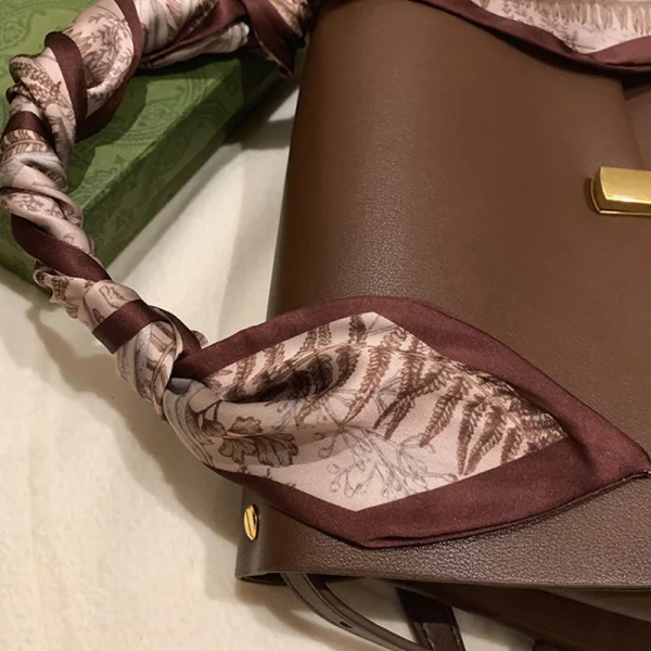 Vintage / Retro Brown Square Handbag Shoulder Bags Messenger Bag 2021 PU Women's Bags