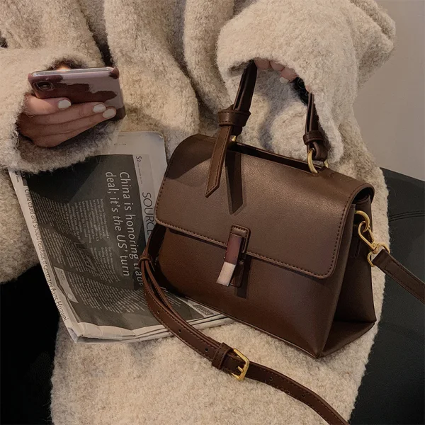 Vintage / Originale Carrés Sac à main Sac de messager 2021 PU Désinvolte Sacs Pour Femmes