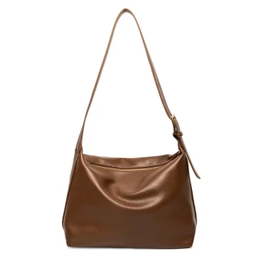 Minimalist Brown Shoulder Bags Messenger Bag 2021 Pu Casual Women S Bags