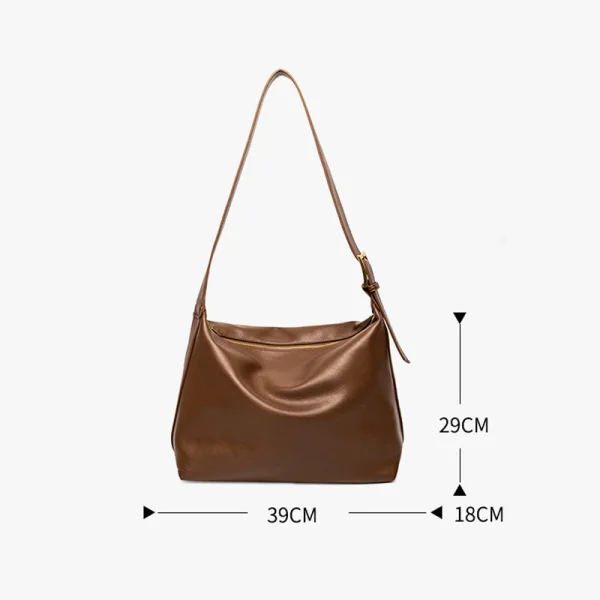 Minimalist Brown Shoulder Bags Messenger Bag 2021 PU Casual Women's Bags