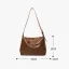 Minimalist Brown Shoulder Bags Messenger Bag 2021 PU Casual Women's Bags