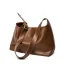 Minimalist Brown Shoulder Bags Messenger Bag 2021 PU Casual Women's Bags