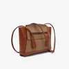 Two Tone Square Tote Bag Shoulder Bags 2021 PU Casual Women's Bags