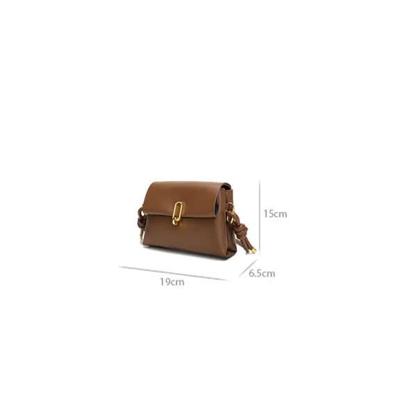 Fashion Square Coffee Messenger Bag Crossbody Bags 2021 PU Women's Bags
