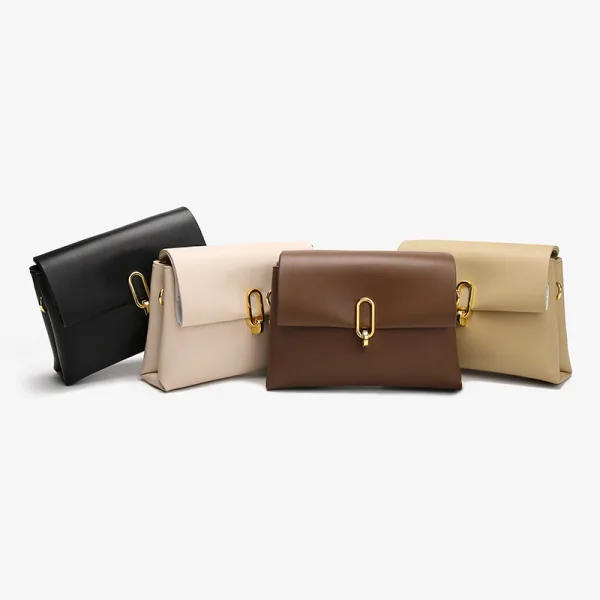 Fashion Square Coffee Messenger Bag Crossbody Bags 2021 PU Women's Bags
