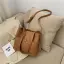 Vintage Kwadratowe Burgund Torby naramienne Torba kurierska Torby Crossbody 2021 PU Przypadkowy Torby Damskie