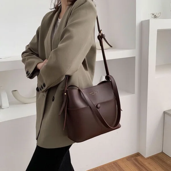 Vintage Kwadratowe Burgund Torby naramienne Torba kurierska Torby Crossbody 2021 PU Przypadkowy Torby Damskie