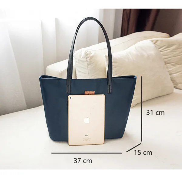 Modest / Simple Canvas Waterproof Tote Bag Shopping Bag Shoulder Bags 2021 Square Women's Bags