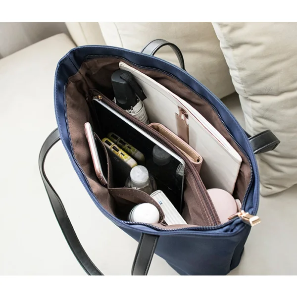 Modest / Simple Canvas Waterproof Tote Bag Shopping Bag Shoulder Bags 2021 Embroidered Casual Women's Bags