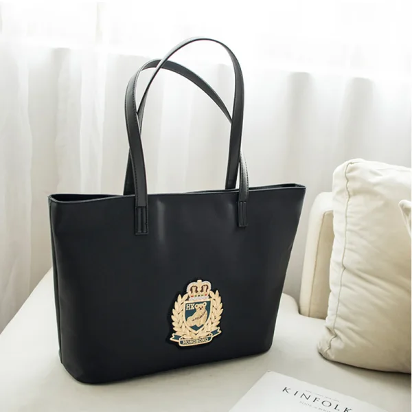Modest / Simple Canvas Waterproof Tote Bag Shopping Bag Shoulder Bags 2021 Embroidered Casual Women's Bags