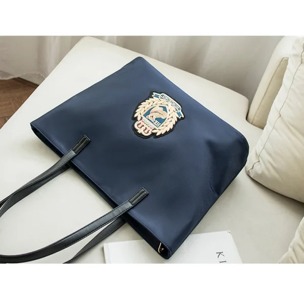 Modest / Simple Canvas Waterproof Tote Bag Shopping Bag Shoulder Bags 2021 Embroidered Casual Women's Bags