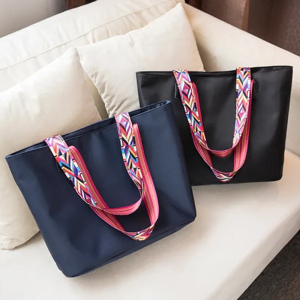 Fashion Waterproof Canvas Tote Bag Shopping Bag Shoulder Bags 2021 Square Women's Bags