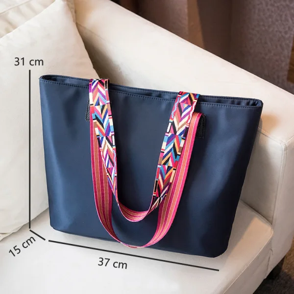 Fashion Waterproof Canvas Tote Bag Shopping Bag Shoulder Bags 2021 Square Women's Bags