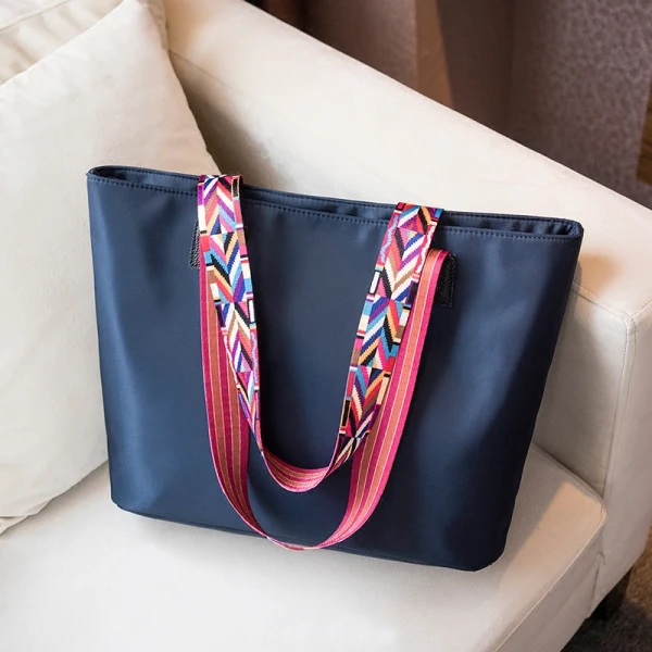 Fashion Waterproof Canvas Tote Bag Shopping Bag Shoulder Bags 2021 Square Women's Bags