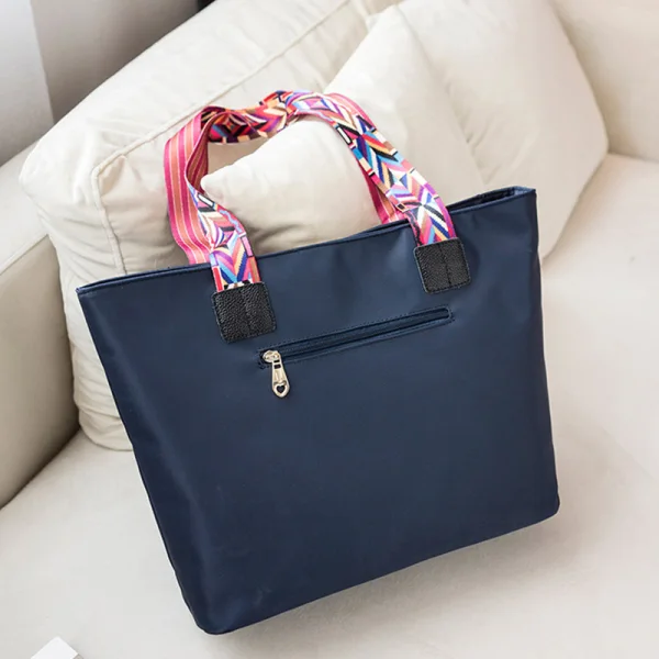 Fashion Waterproof Canvas Tote Bag Shopping Bag Shoulder Bags 2021 Square Women's Bags