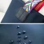 Fashion Navy Blue Waterproof Embroidered Tote Bag Shoulder Bags Shopping Bag 2021 Canvas Casual Women's Bags