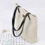 Modest / Simple Square Beige Tote Bag Shopping Bag Shoulder Bags 2021 Canvas Casual Women's Bags