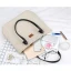 Modest / Simple Square Beige Tote Bag Shopping Bag Shoulder Bags 2021 Canvas Casual Women's Bags
