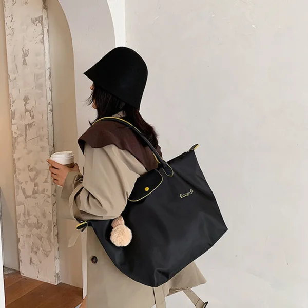 Fashion Navy Blue Tote Bag Shoulder Bags Handbag 2021 Canvas Casual Women's Bags
