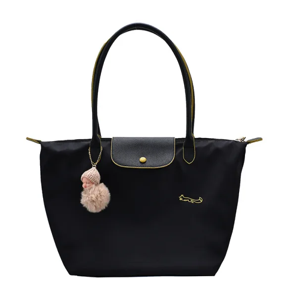 Fashion Navy Blue Tote Bag Shoulder Bags Handbag 2021 Canvas Casual Women's Bags