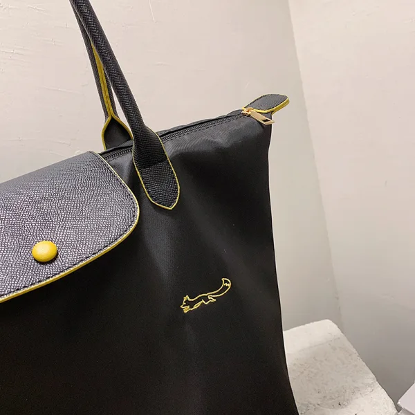 Fashion Navy Blue Tote Bag Shoulder Bags Handbag 2021 Canvas Casual Women's Bags