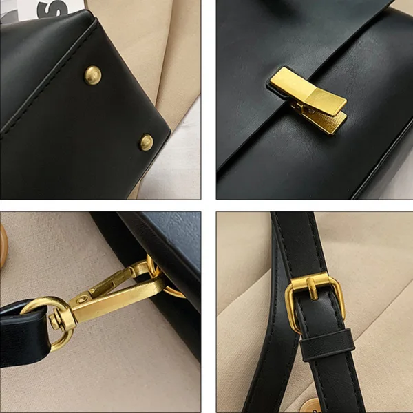 Fashion White Square Shoulder Bags Messenger Bag Handbag 2021 PU Women's Bags