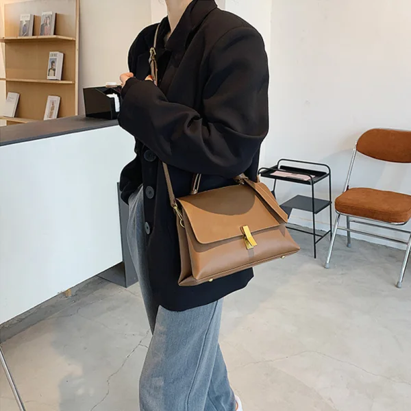 Fashion White Square Shoulder Bags Messenger Bag Handbag 2021 PU Women's Bags