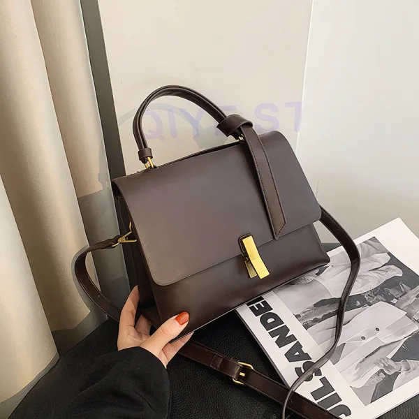 Fashion White Square Shoulder Bags Messenger Bag Handbag 2021 PU Women's Bags