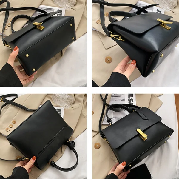 Fashion White Square Shoulder Bags Messenger Bag Handbag 2021 PU Women's Bags