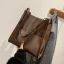 Modest / Simple Square Shoulder Bags Tote Bag Shopping Bag 2021 PU Casual Women's Bags