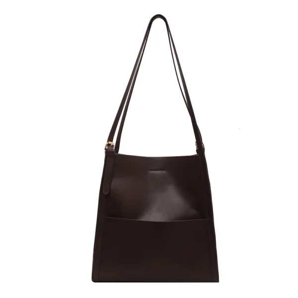Modest / Simple Square Shoulder Bags Tote Bag Shopping Bag 2021 PU Casual Women's Bags