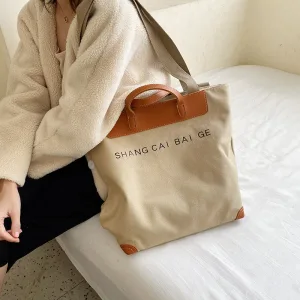 Simple Kaki Carrés Sac Fourre Tout Sac De Courses Sacs À Bandoulière 2021 Toile Désinvolte Sacs Pour Femmes