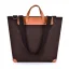 Modest / Simple Khaki Square Tote Bag Shopping Bag Shoulder Bags 2021 Canvas Casual Women's Bags