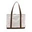 Modest / Simple Black White Square Tote Bag Shopping Bag Shoulder Bags 2021 Canvas Casual Women's Bags