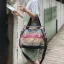 Vintage / Retro Multi-Colors Shoulder Bags Messenger Bag Handbag 2021 Canvas Casual Women's Bags