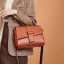 Fashion Tan Square Handbag Shoulder Bags Messenger Bag 2021 Alligator Print Leather Women's Bags