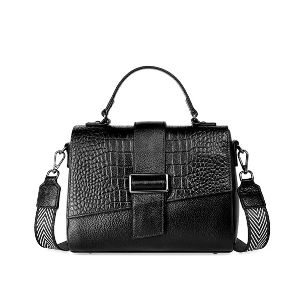 Fashion Tan Square Handbag Shoulder Bags Messenger Bag 2021 Alligator Print Leather Women's Bags