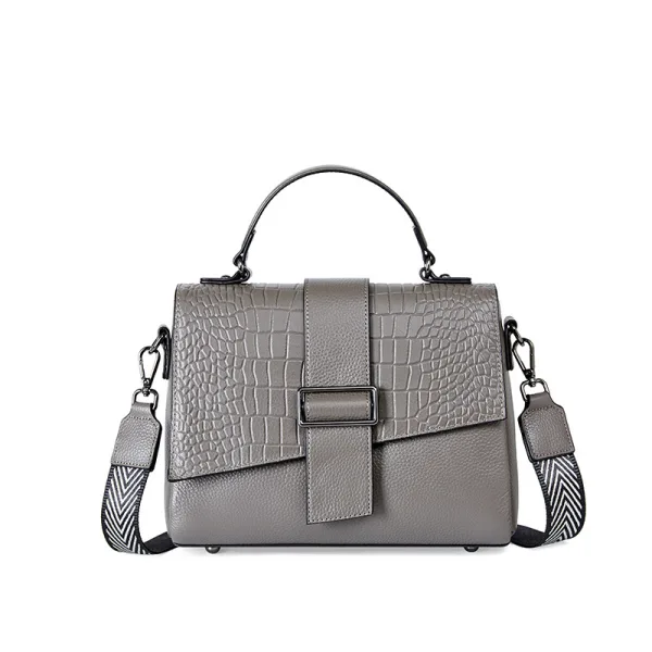 Fashion Tan Square Handbag Shoulder Bags Messenger Bag 2021 Alligator Print Leather Women's Bags