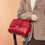 Fashion Tan Square Handbag Shoulder Bags Messenger Bag 2021 Alligator Print Leather Women's Bags
