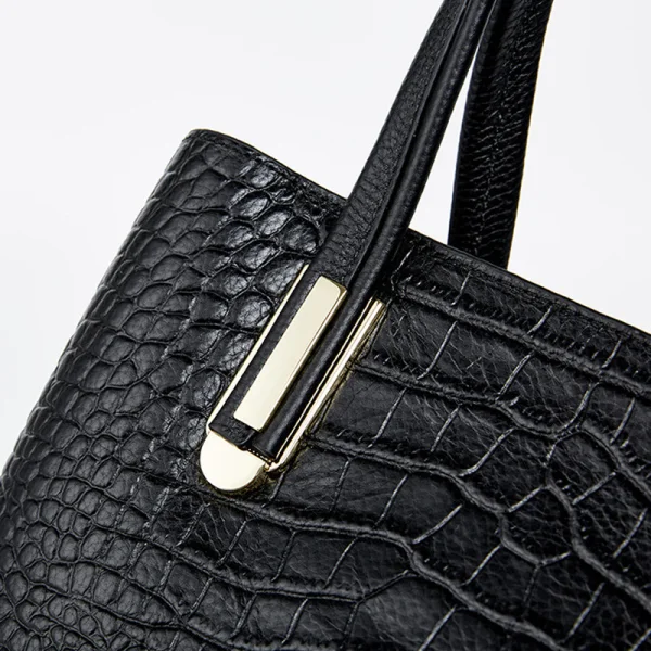 Fashion Burgundy Square Handbag Shoulder Bags 2021 Alligator Print Leather Women's Bags