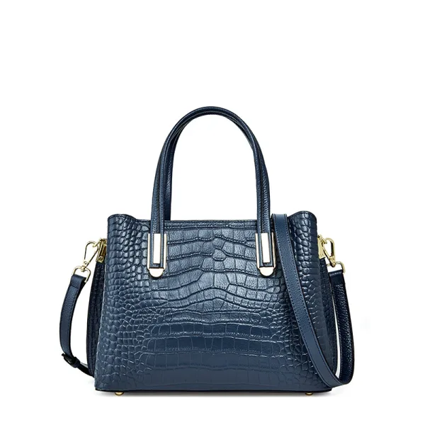 Fashion Burgundy Square Handbag Shoulder Bags 2021 Alligator Print Leather Women's Bags