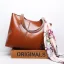 Modest / Simple Brown Square Handbag Shoulder Bags 2021 Leather Casual Women's Bags