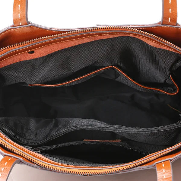 Modest / Simple Brown Square Handbag Shoulder Bags 2021 Leather Casual Women's Bags