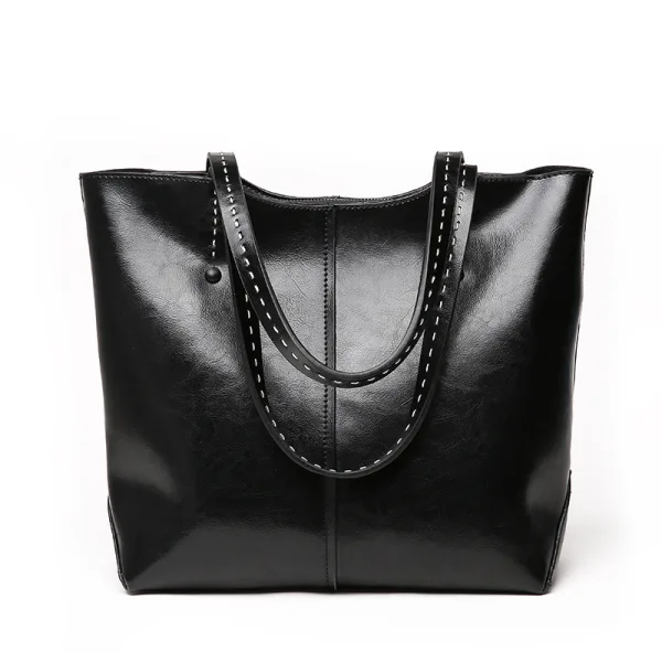Modest / Simple Brown Square Handbag Shoulder Bags 2021 Leather Casual Women's Bags