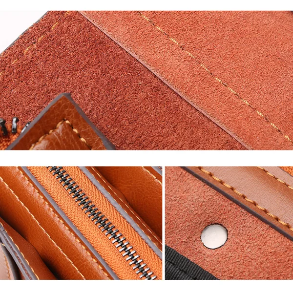 Modest / Simple Brown Square Handbag Shoulder Bags 2021 Leather Casual Women's Bags