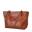 Modest / Simple Tan Tote Bag Handbag Shoulder Bags 2021 Leather Casual Women's Bags
