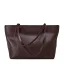 Modest / Simple Tan Tote Bag Handbag Shoulder Bags 2021 Leather Casual Women's Bags